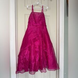 Wonder Girl Made in the USA Elegant Pink Kids Dress size 6